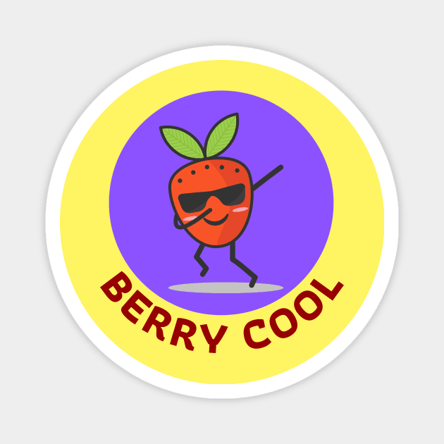 Berry Cool | Berry Pun Magnet by Allthingspunny